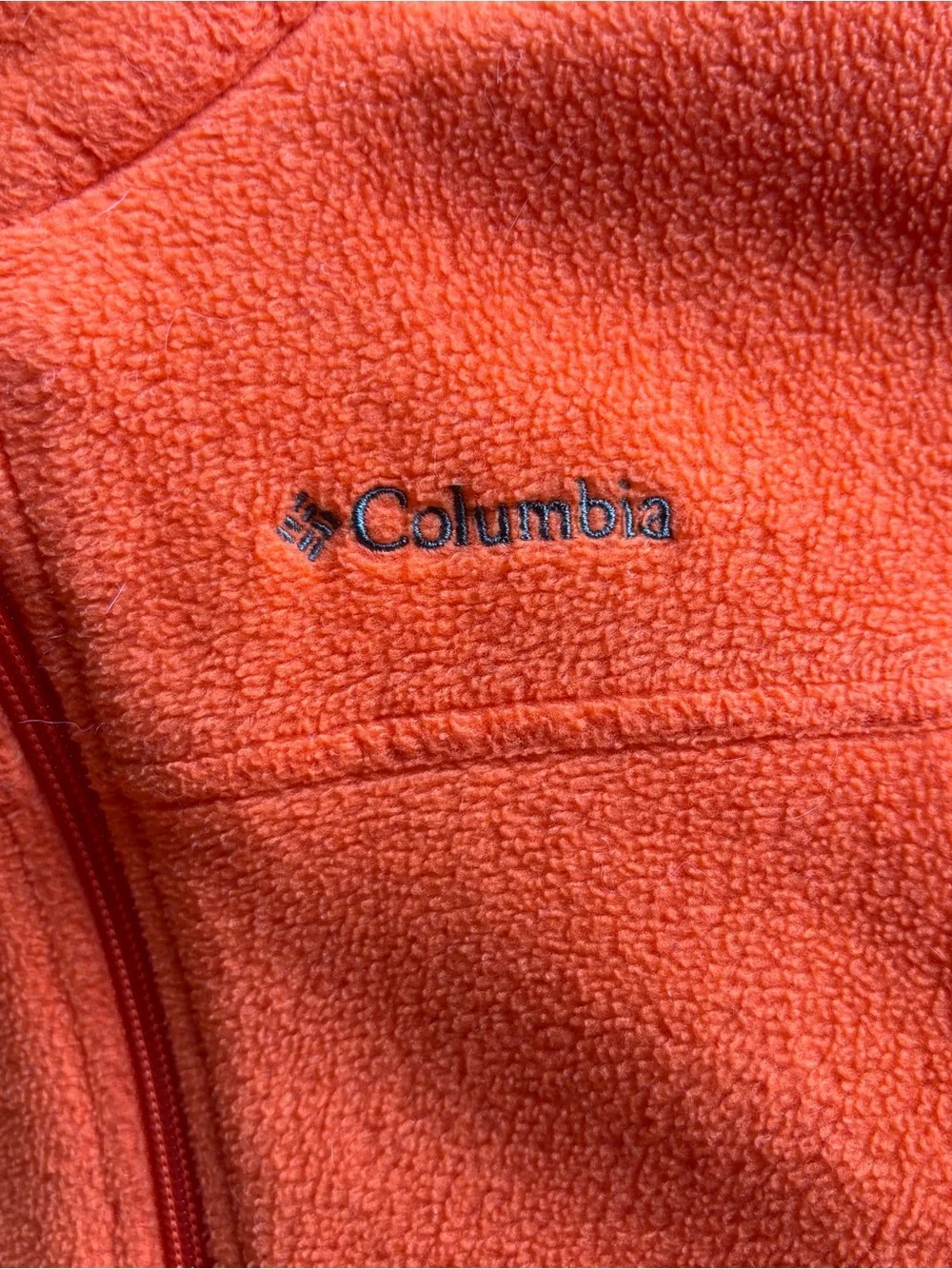Columbia Youth fleece Jacket Lot 3 full zip Blue Orange Camouflage Medium 10/12